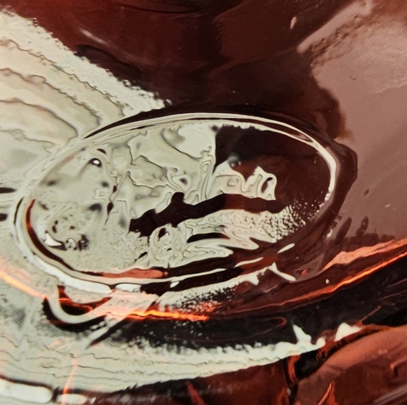 Vintage Fenton Cranberry Coin Dot Basket - Picture 7 of 7